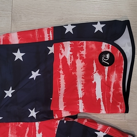 Quicksilver Highline Men's size 29 board shorts patriotic 4th of July - Picture 2 of 7